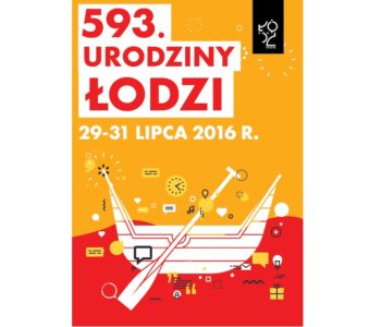 593 Urodziny Łodzi - plakat