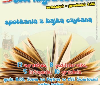 Czytanie bajek dla najmłodszych w CSE Światowid w Elblągu