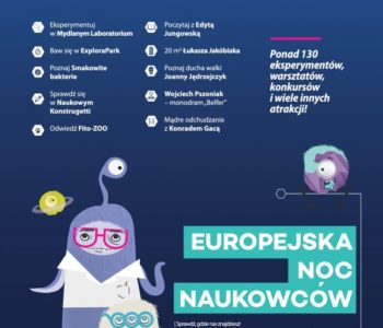 Europejska Noc Naukowców w Planecie 11 w Olsztynie – zapisy na warsztaty!