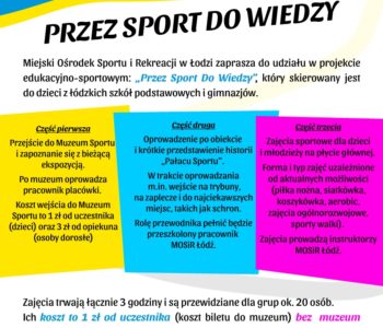 Przez Sport do Wiedzy – projekt edukacyjno-sportowy