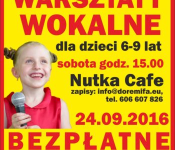 Zajęcia wokalne dla dzieci w wieku 6-9 lat