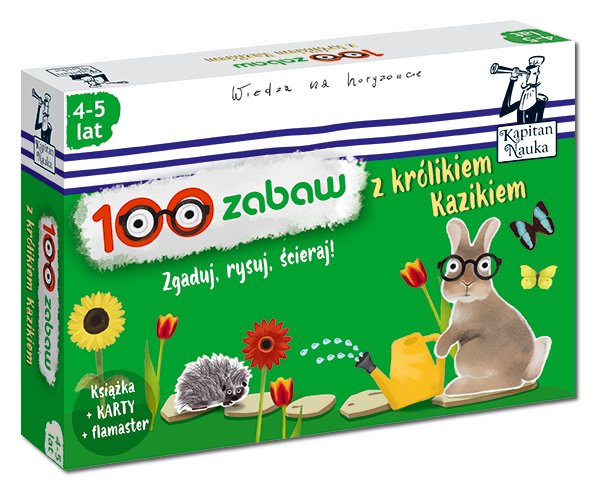100 zabaw z królikiem Kapitan Nauka
