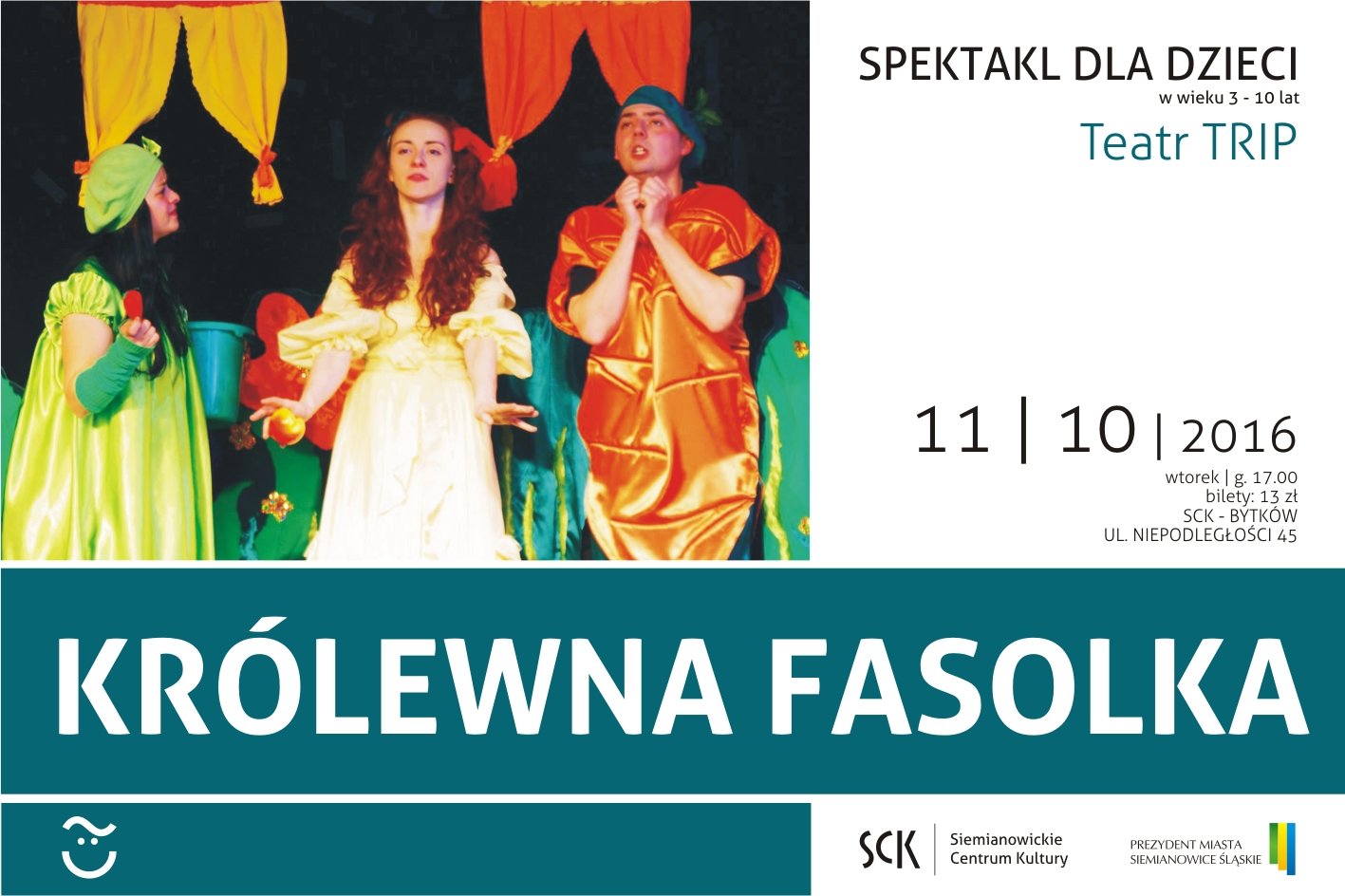 Królewna Fasolka spektakl Siemianowice