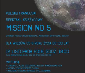 Księżycowe wydarzenia Klubu 303 Ośrodka Kultury Kraków-Nowa Huta