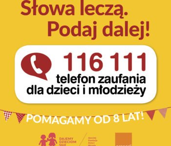 Telefon Zaufania dla Dzieci i Młodzieży 116 111 pomaga już 8 lat