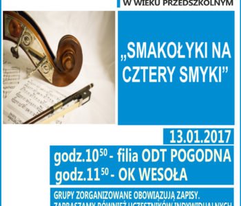 Spotkania z muzyką – koncert Filharmonii Narodowej pt. „Smakołyki na cztery smyki”