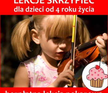 Lekcje gdy na skrzypcach dla dzieci od 4 roku życia. Bezpłatna próbna lekcja.