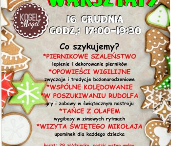 Słodka zapowiedź świąt, czyli Pierniczkowe Warsztaty w kawiarni Kogel Mogel w Bydgoszczy