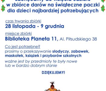 Świąteczna zbiórka w Planecie11 – FOSa dzieciom w Olsztynie