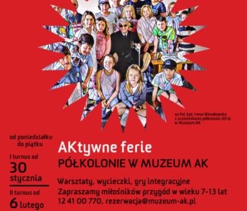 AKtywne ferie – zimowe półkolonie w Muzeum AK 2017