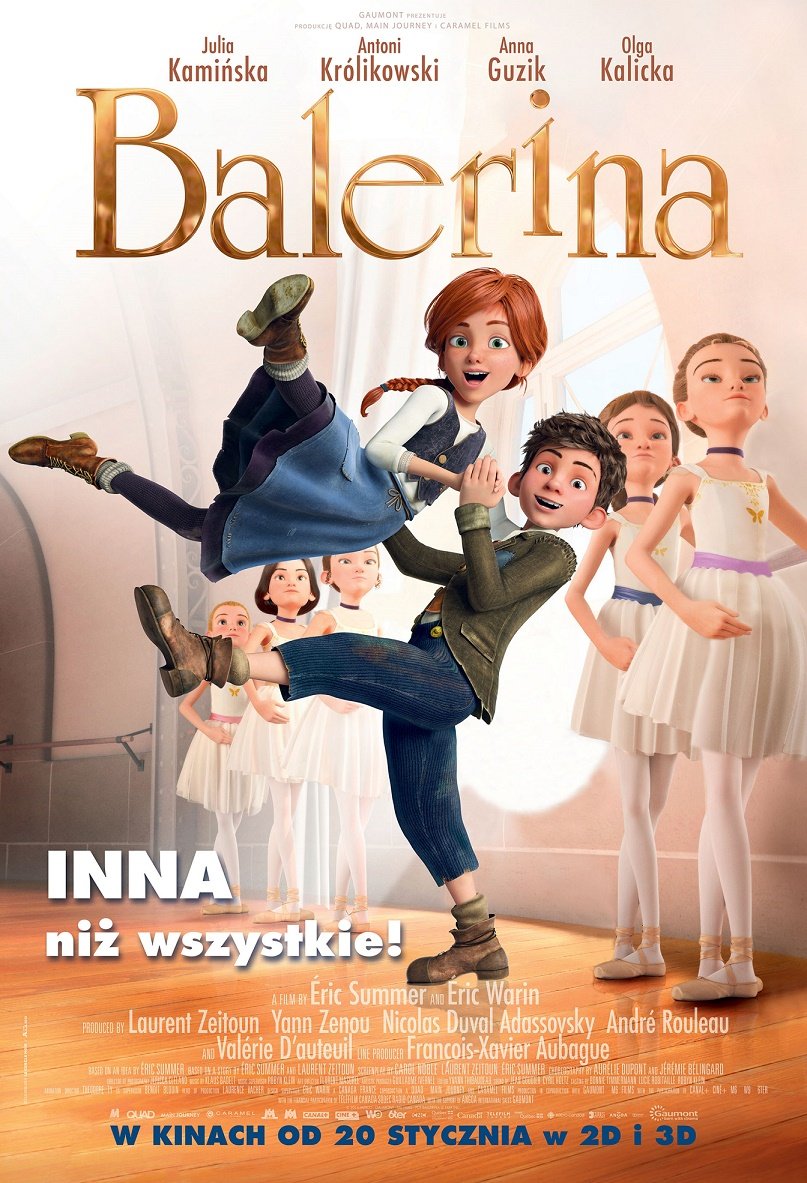 multikino film dla dzieci balerina plakat