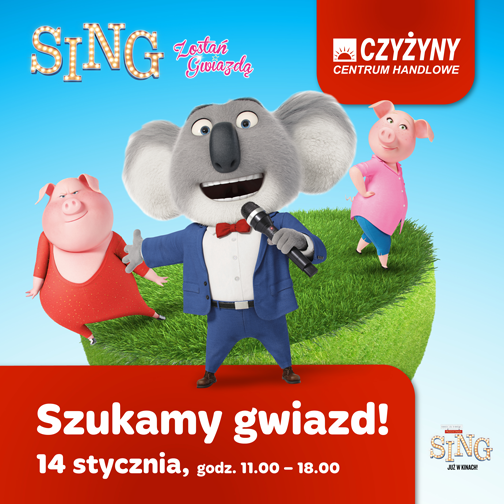 Event SING w Centrum Handlowym Czyżyny