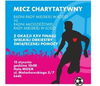 Mecz charytatywny na Małachowskiego – XXV finał WOŚP w Łodzi