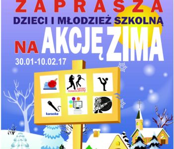 Akcja Zima 2017 w MDK „Dom Harcerza” im.prof A.Kamińskiego