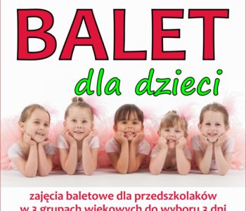 Balet dla dzieci w Nutka Cafe