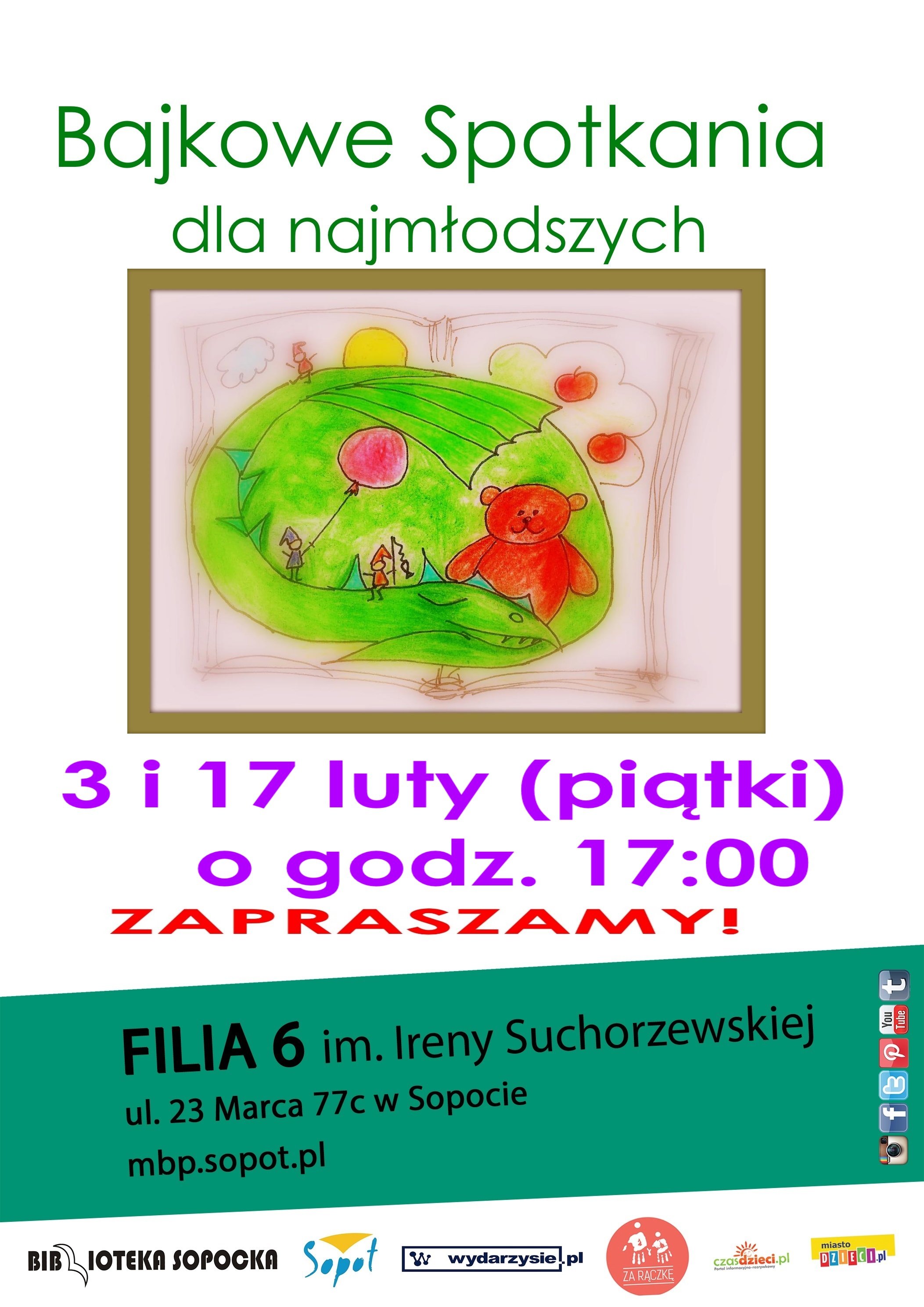 Filia 6 Bajkowe spotkania 3 i 17 luty 17