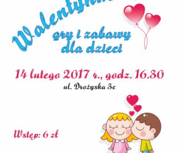Walentynkowe spotkania dla dzieci w Klubach Ośrodka Kultury Kraków-Nowa Huta