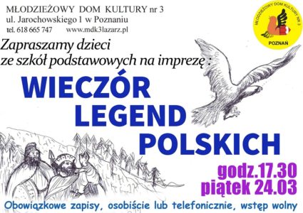 Wieczór legend polskich w MDK nr 3