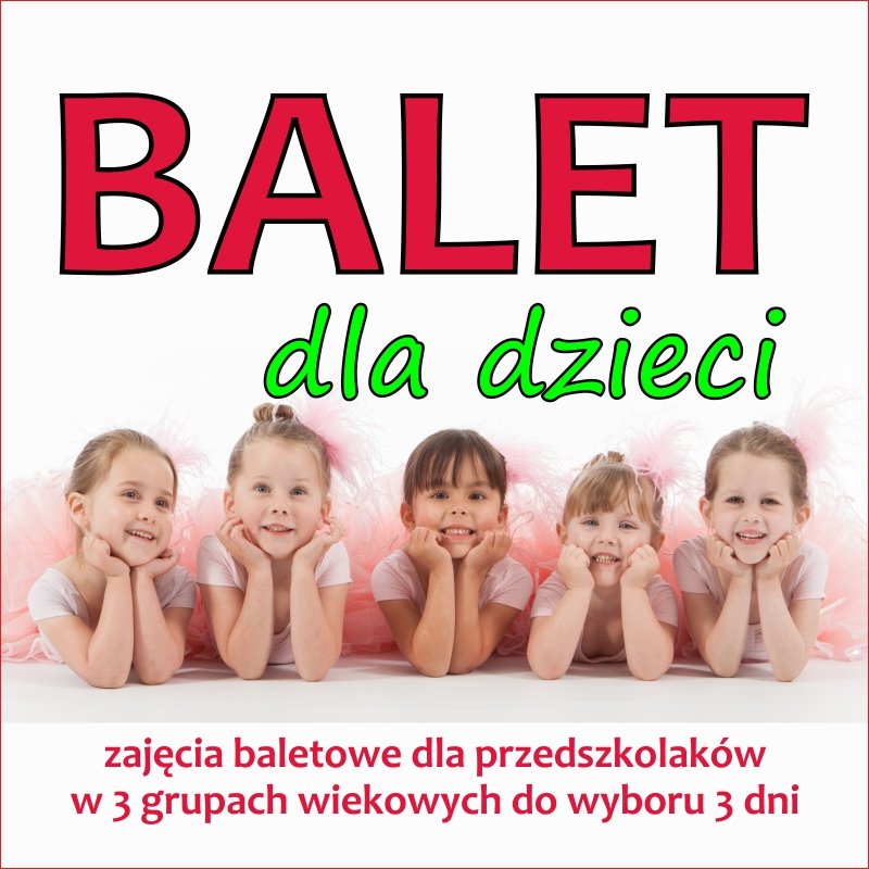 balet dla dzieci w nutka cafe warszawa Wola