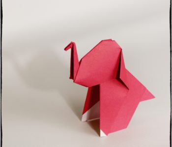origami - słonik gotowy