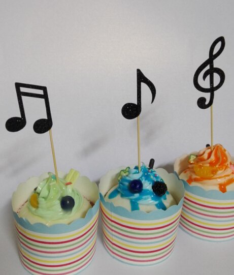 Urodziny muzyczne ciasteczka