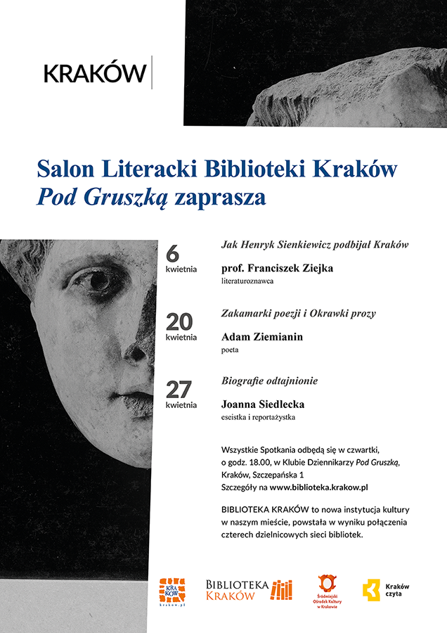 Salon Literacki Biblioteki Kraków inauguruje działalność