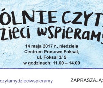 Wspólnie czytamy – dzieci wspieramy. Spotkanie dla dzieci i rodziców