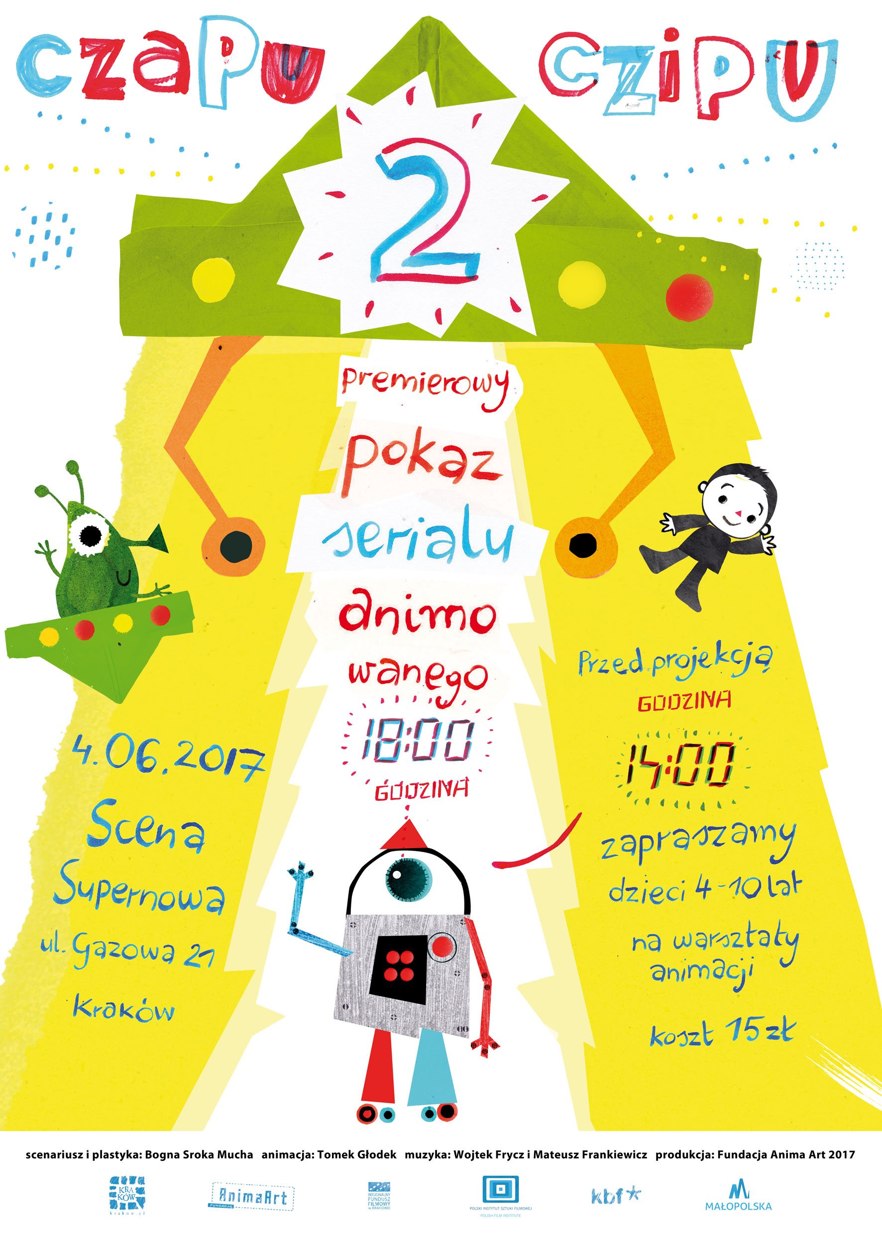 warsztaty animacji dla dzieci, Kraków