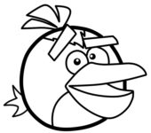 Malowanka dla dzieci Angry Birds