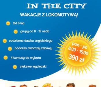 English in the city: Wakacje i angielski! Zapisy
