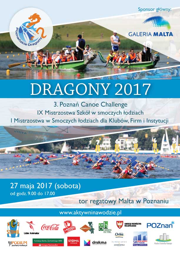 Poznańskie Dragony i 3. Poznań Canoe Challenge