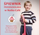 Śpiewnik Przedszkolaka w Nutka Cafe - bezpłatne zajęcia