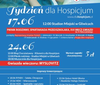 Tydzień dla Hospicjum – piknik rodzinny na Stadionie Miejskim w Gliwicach