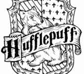 harry_potter hufflepuf kolorowanka