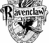 Kolorowanka Harry Potter Ravenclaw, malowanki dla dzieci do druku