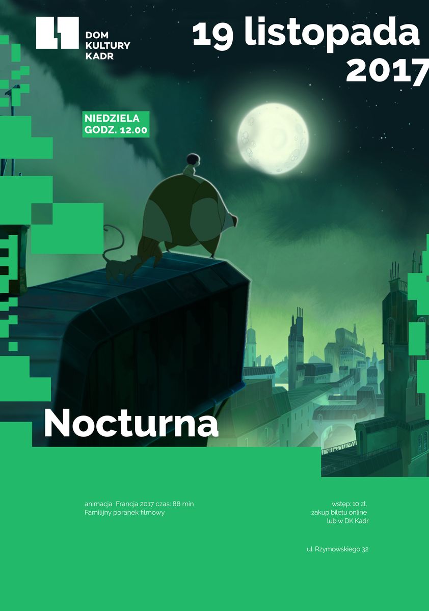 “Nocturna” – w DK Kadr – film dla dzieci