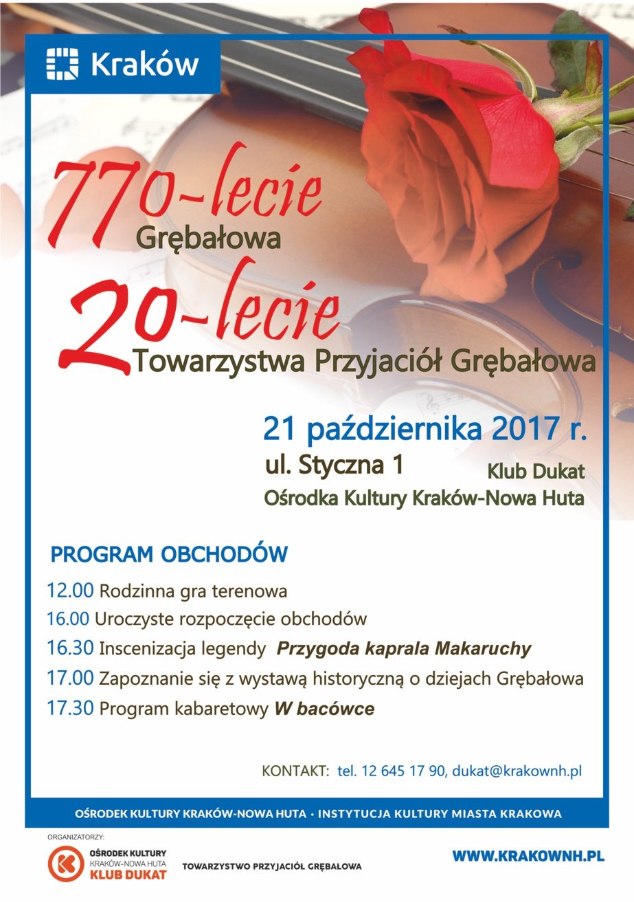 Obchody 770-lecie Grębałowa i 20-lecie Towarzystwa Przyjaciół Grębałowa