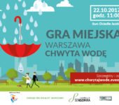 gra miejska Warszawa chwyta wode