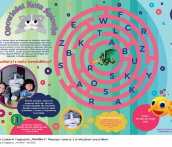 Zabawy do druku Opowieści kota Śpiocha labirynt dla dzieci