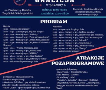 Gralicja – krakowskie spotkanie z grami planszowymi