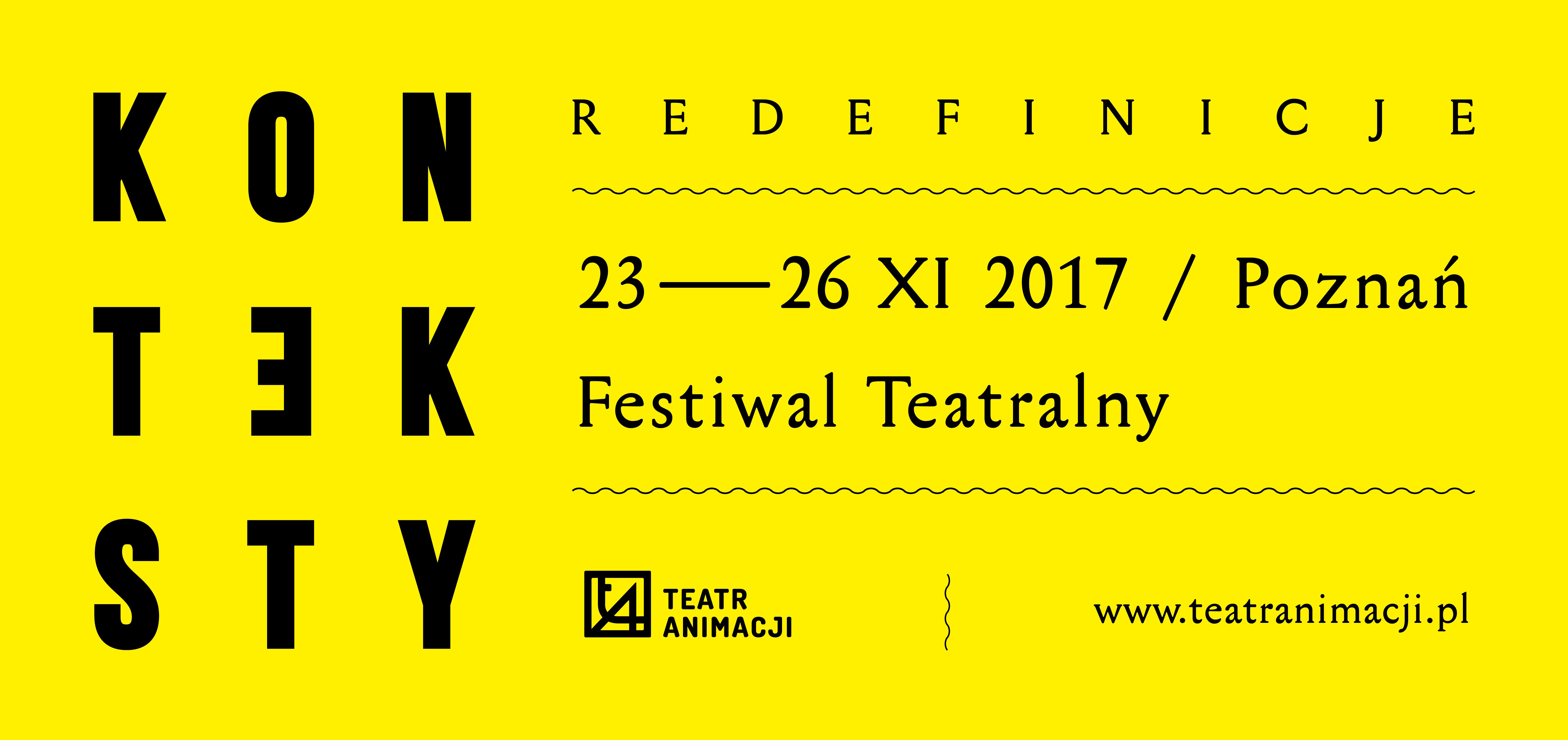 Festiwal Teatralny Konteksty Redefinicje