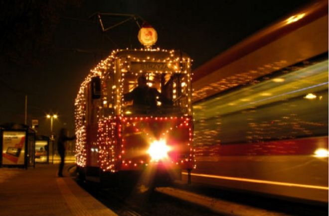 Świąteczny tramwaj w Gdańsku - charytatywne wsparcie na Święta