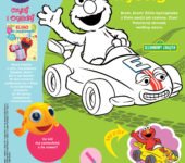 Elmo wygrywa wyścig kolorowanka dla dzieci do druku