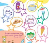 Kolorowe posiłki Świnki Peppy zabawa do druku dla dzieci