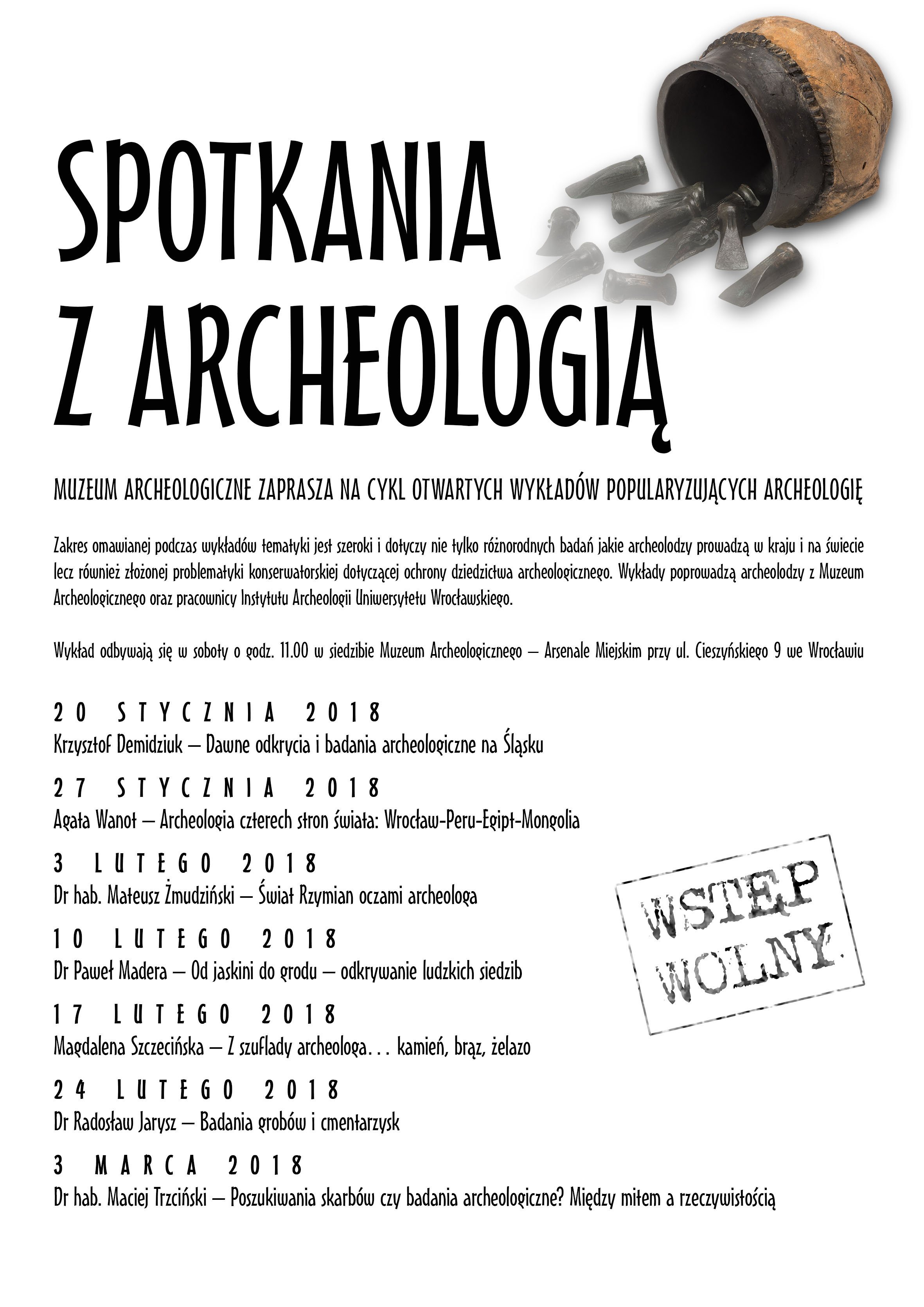 Spotkania z Archeologią w Muzeum Archologicznym we Wrocławiu