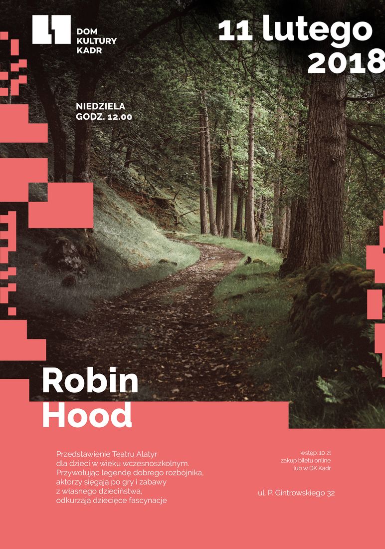 Robin Hood spektakl plakat