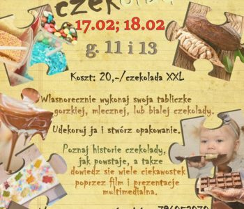 Lutowe warsztaty czekoladowe dla dzieci w Stopklatce