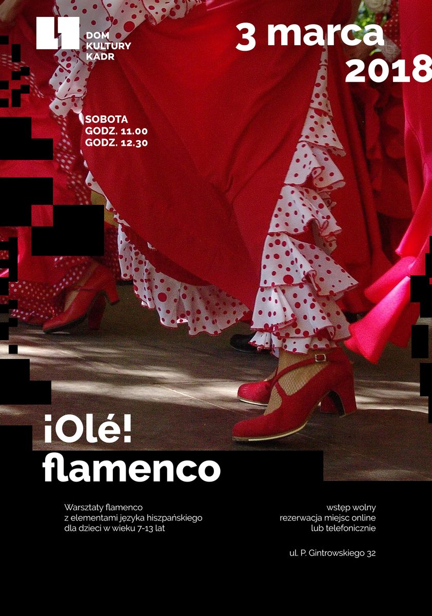 Ole! Flamenco - warsztaty tańca dla dzieci w DK Kadr