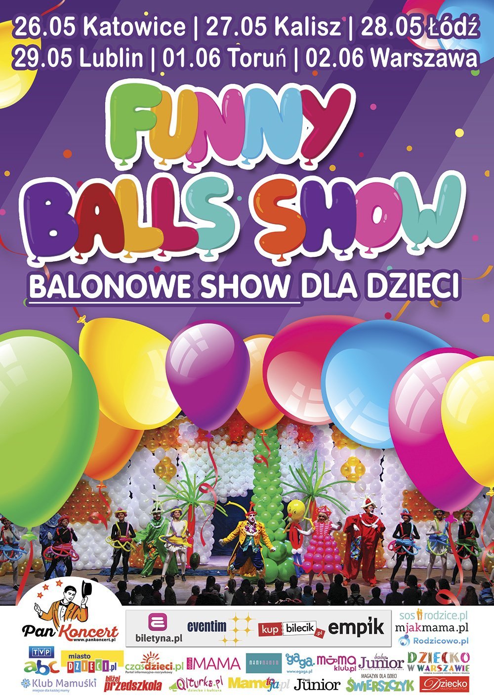 Interaktywne widowisko balonowe dla całej rodziny - Funny Balls Show