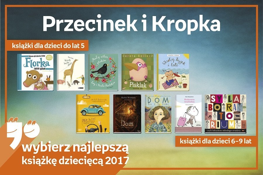 Najlepsze książki dziecięce 2017 - głosowanie